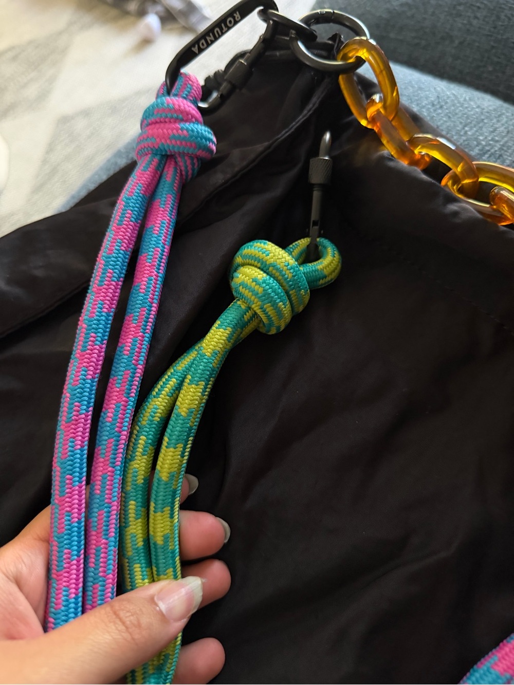 Black Nylon Bag (ROTUNDA) - Picture 4 of 5
